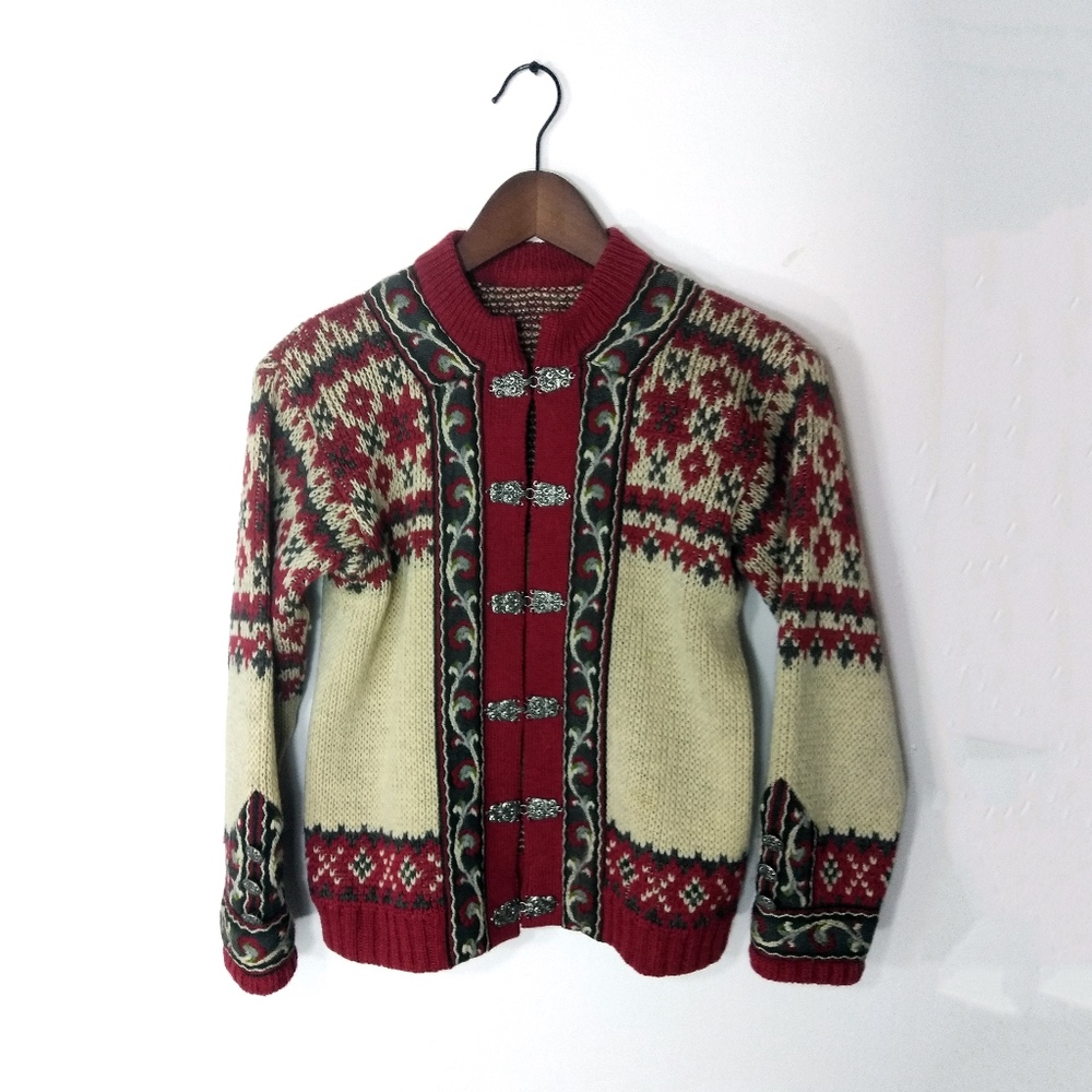 A.S everbofoss Norwegian/Nordic Wool Cardigan